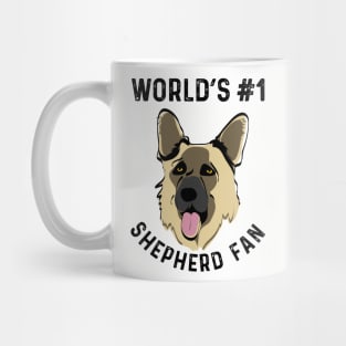 World's No 1 German Shepherd Fan Dog Lover Gifts Mug